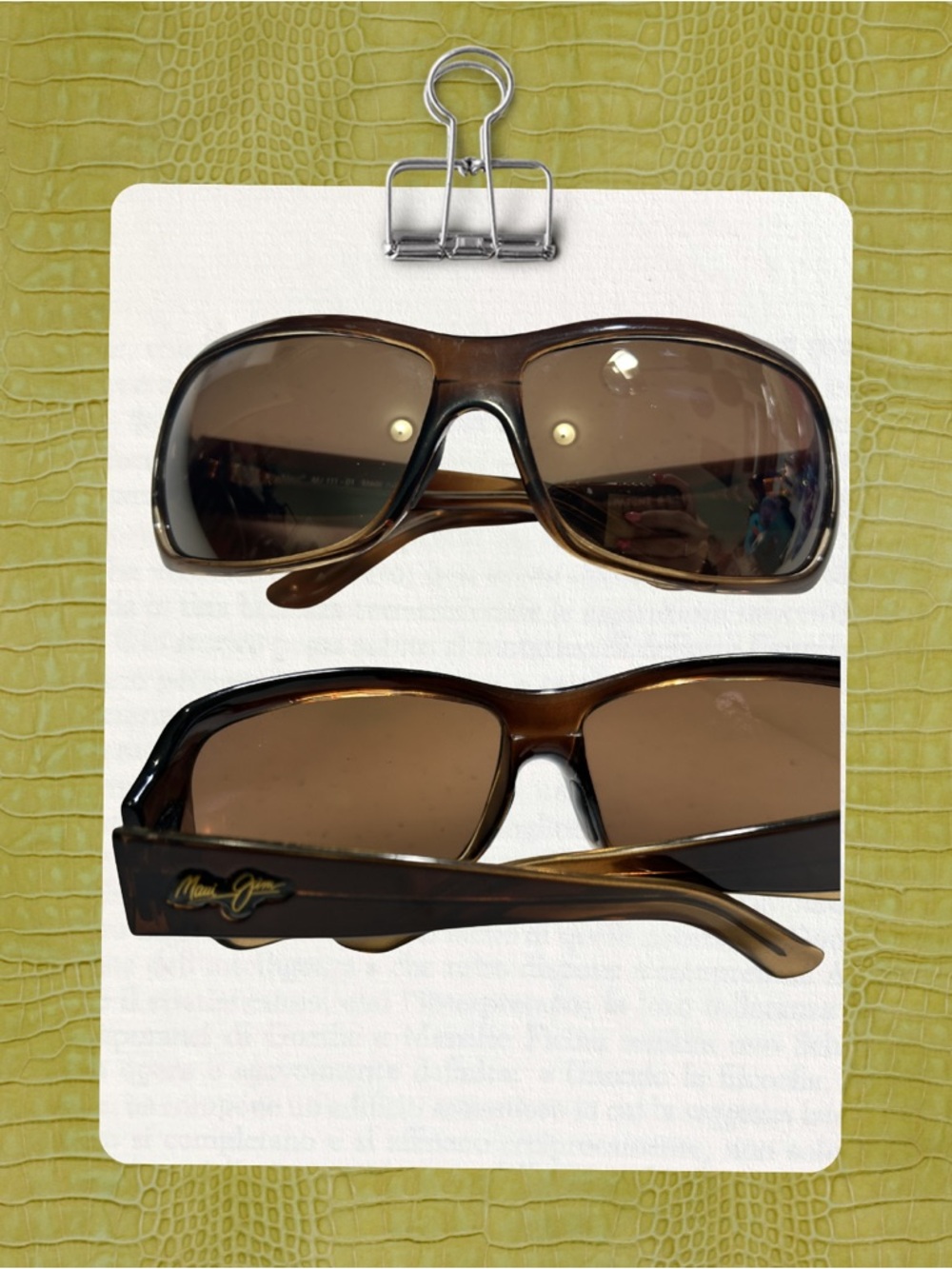Maui Jim Sunglasses with Brown Lenses